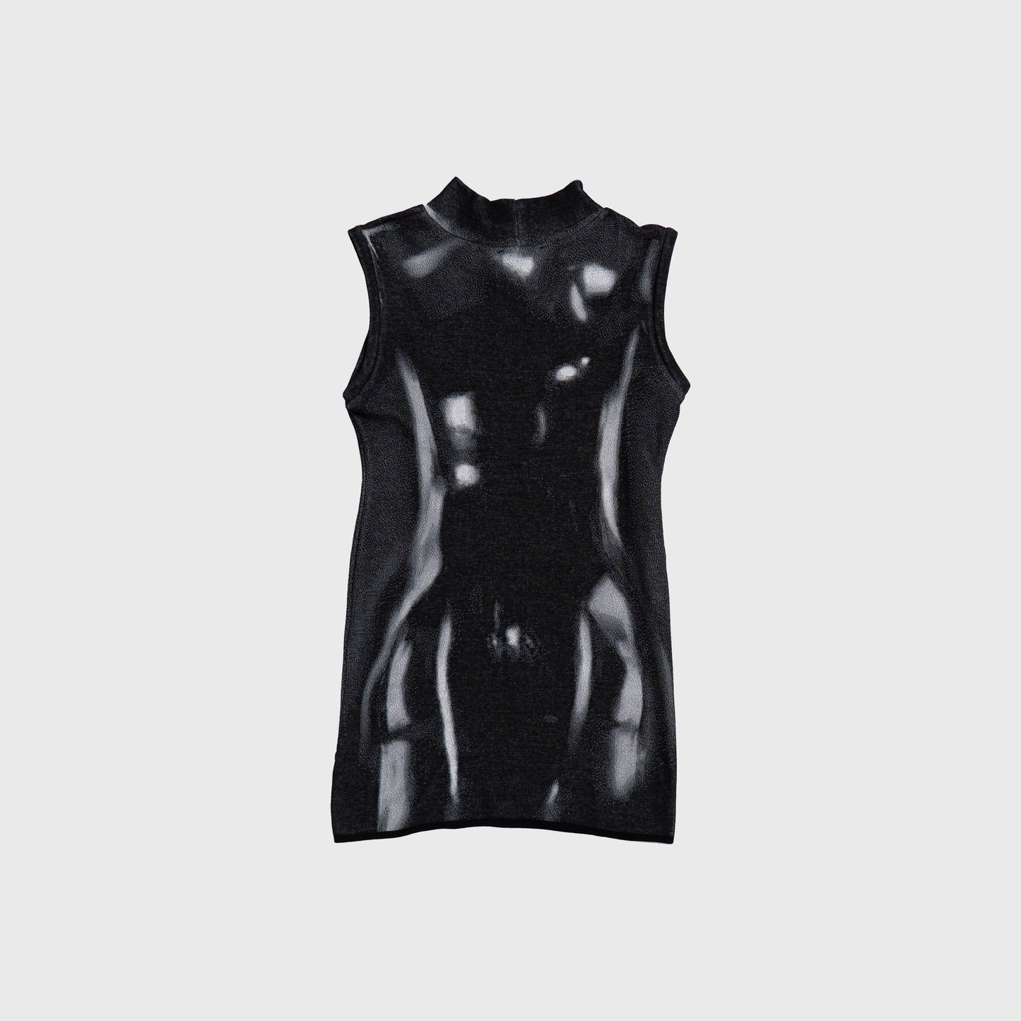 LATEX FINE KNIT MINI DRESS – IDEN