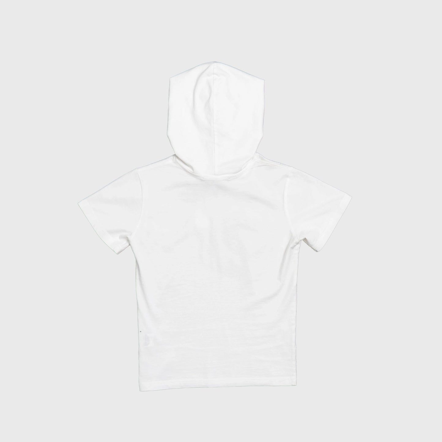 GAUGE HOODED T-SHIRT WHITE – IDEN